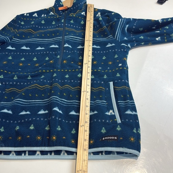 Woods Women's Blakiston Quarter Zip Fleece Sweatshirt Size Small - Picture 6 of 7